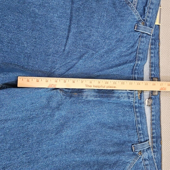 Saddlebred Big & Tall Carpenter Jeans Men's 52x32 Medium Wash Style 8958 NWT - Picture 12 of 16